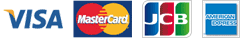 VISA・MasterCard・JCB・American Express