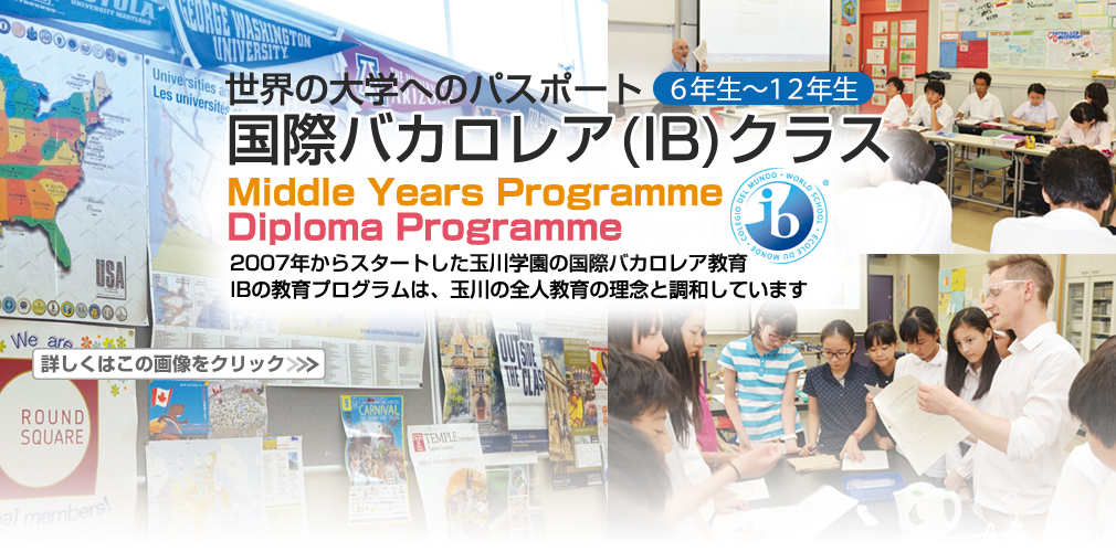 世界の大学へのパスポート 国際バカロレア(IB)クラス